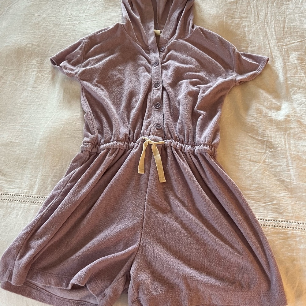 J Crew Crewcuts swimsuit coverup, purple size kids 14